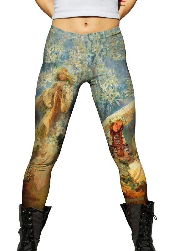 Trendy Items Alphonse Mucha - "Madonna of the Lilies" (1905)