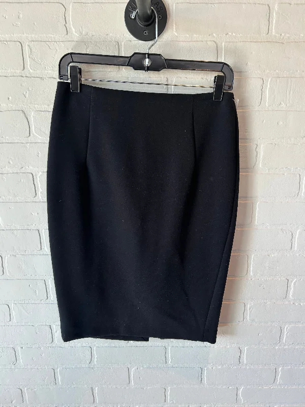 Comfortable down Skirt Midi By Zara Basic In Black, Size: 8