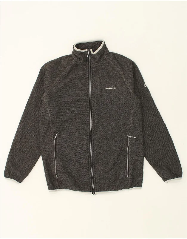 Fashion Elements CRAGHOPPERS Womens Tracksuit Top Jacket UK 12 Medium Grey Polyester