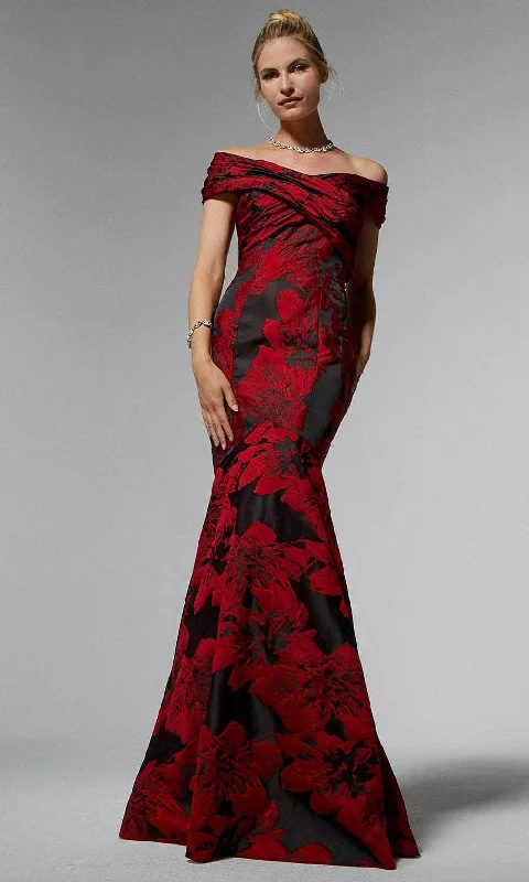 Floral Prints MGNY By Mori Lee 72924SC - Floral Mermaid Evening Dress