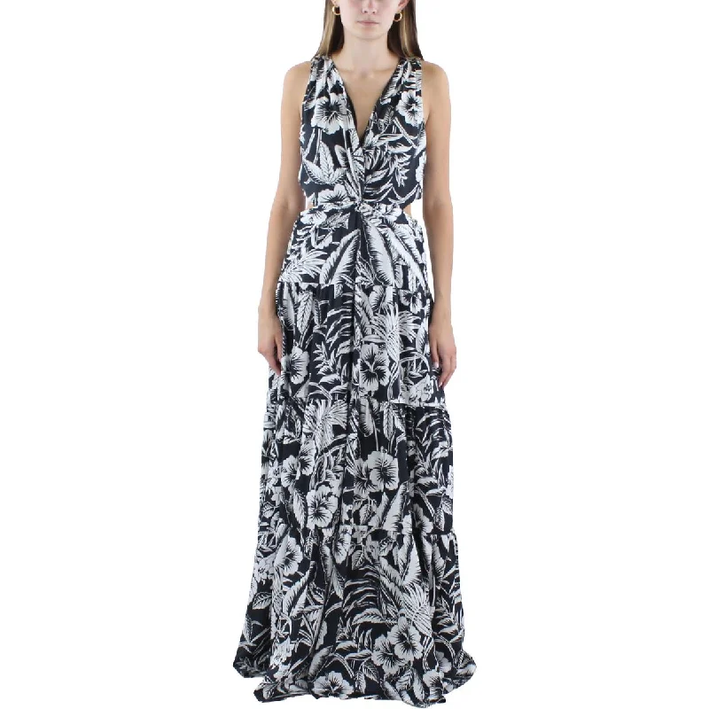 Low-key Luxury Lauren Ralph Lauren Womens Cut-Out  Maxi Dress