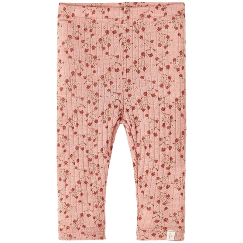 Loose Fit Lil'Atelier Roebuck Farga Slim Wool Leggings