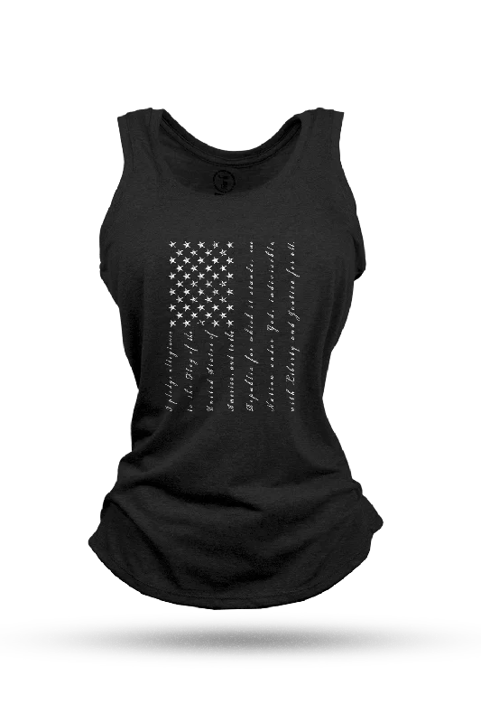 Unique prints Women's Racerback Tank - The Pledge