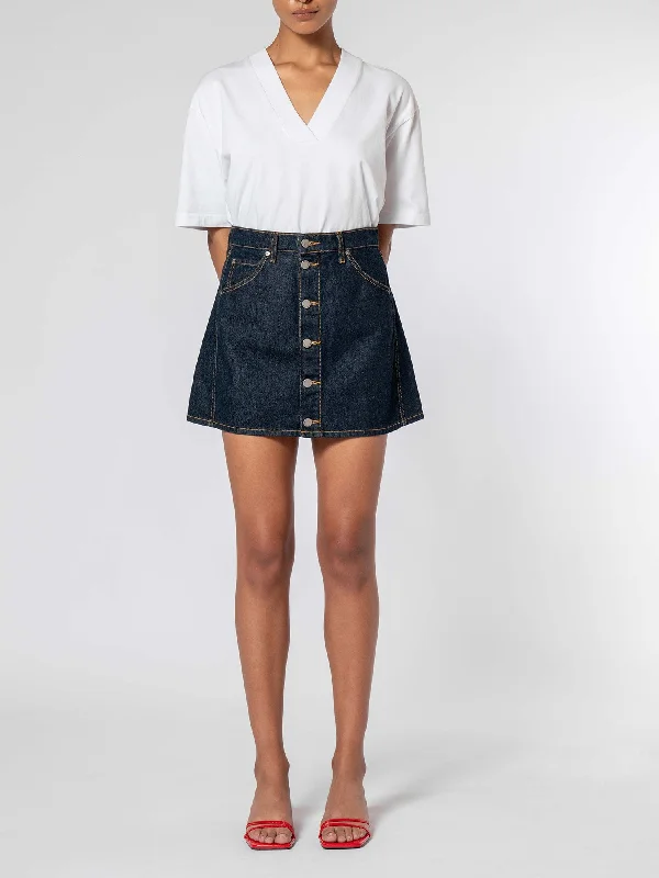 Fresh And Natural Bronte Skirt Pure Blue