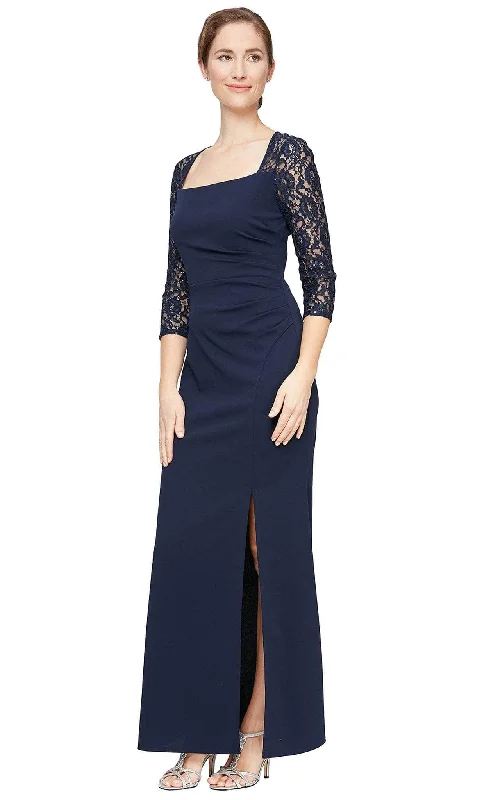 Customized Version SLNY - Quarter Sleeve Sheath Formal Dress 9137210