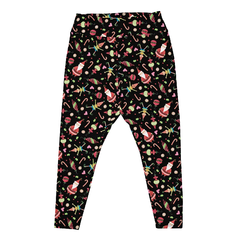 Fashion Elements Santa and Elves Plus Size Leggings