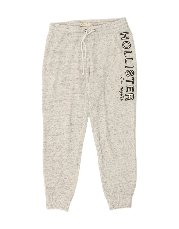 British casual HOLLISTER Womens Graphic Tracksuit Trousers Joggers UK 14 Medium Grey British casual HOLLISTER Womens Graphic Tracksuit Trousers Joggers UK 14 Medium Grey