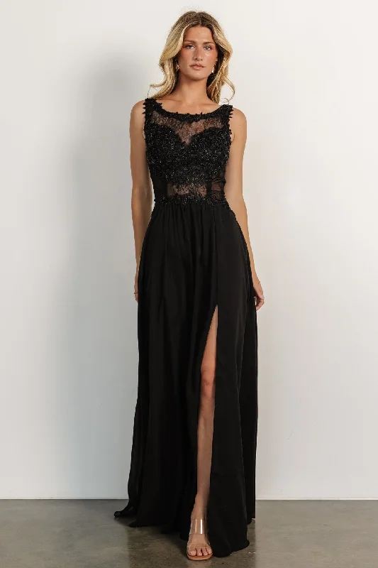 Dynamic Fashion Konstantina Gown | Black