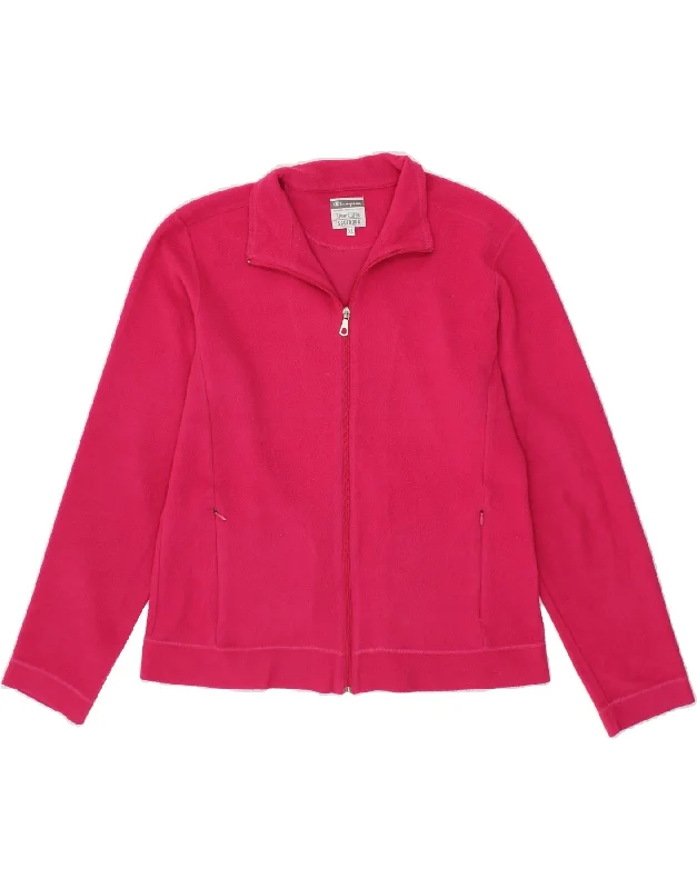 Carefree Style CHAMPION Womens Tracksuit Top Jacket UK 18 XL Pink Polyester