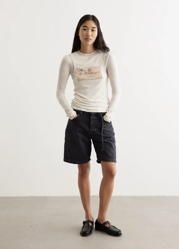 Slightly Flared Design Elga Long Sleeve T-Shirt