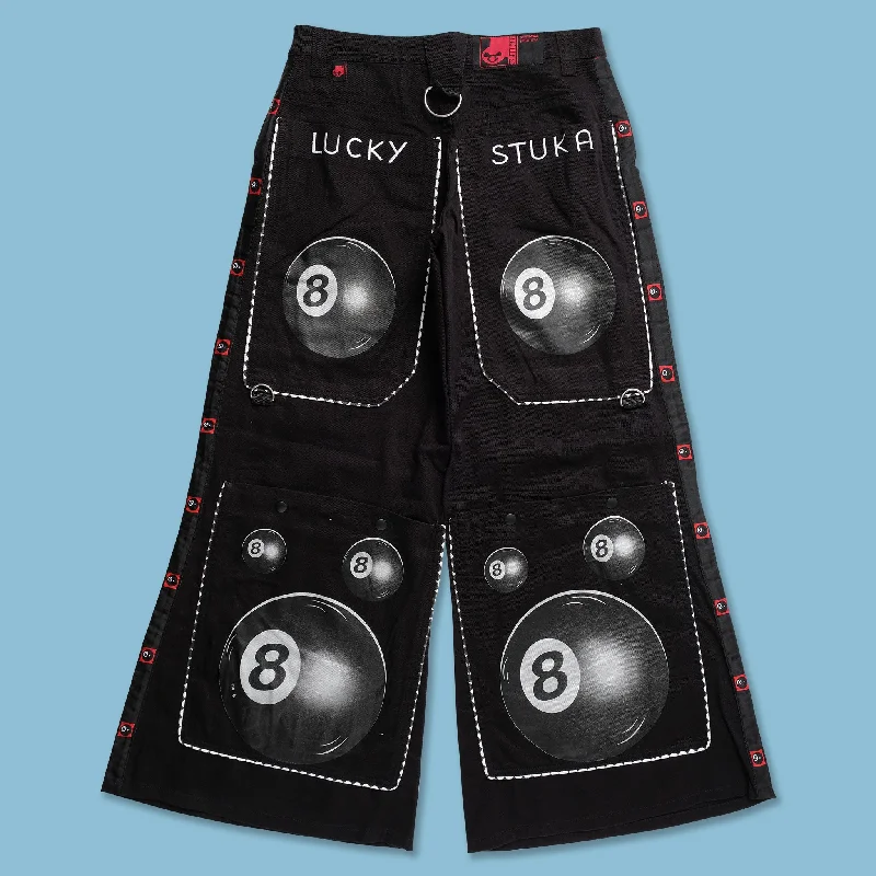 Denim Design Y2K 8 Ball Baggy Pants