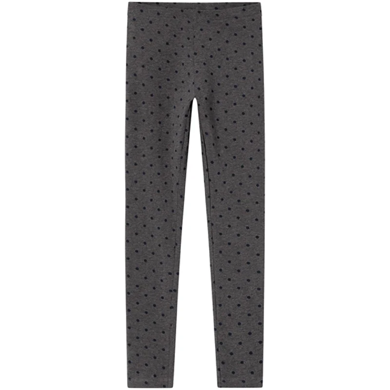 Fresh And Natural Name it Dark Grey Melange Vivian Leggings AOP