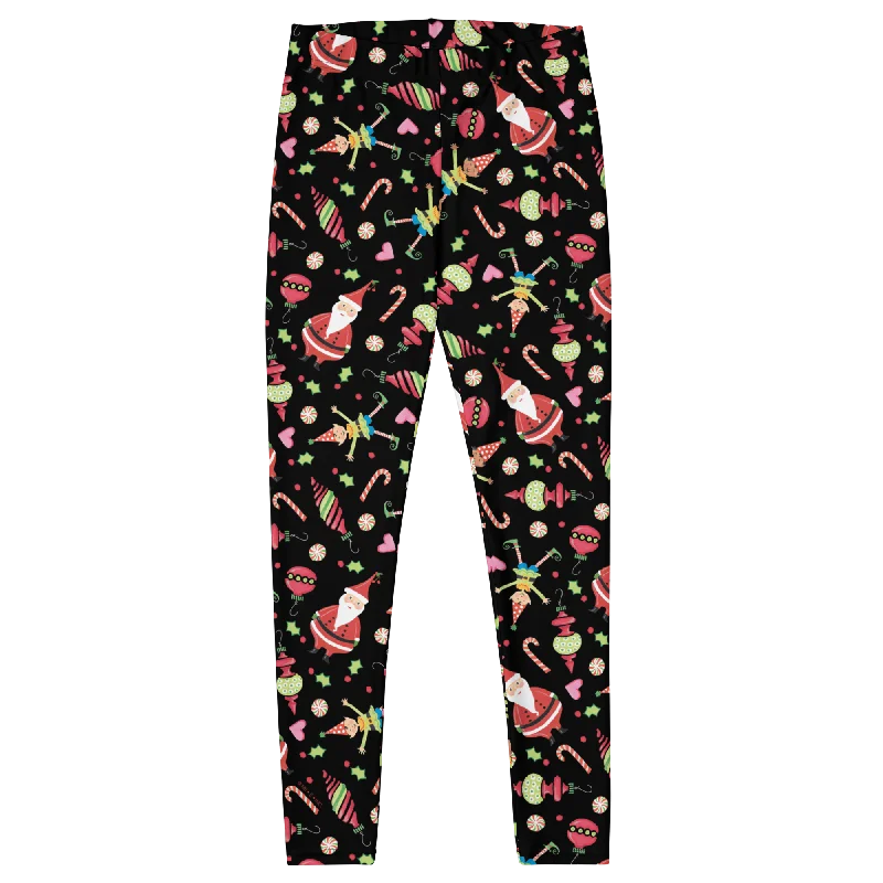 Denim Design Santa and Elves Leggings