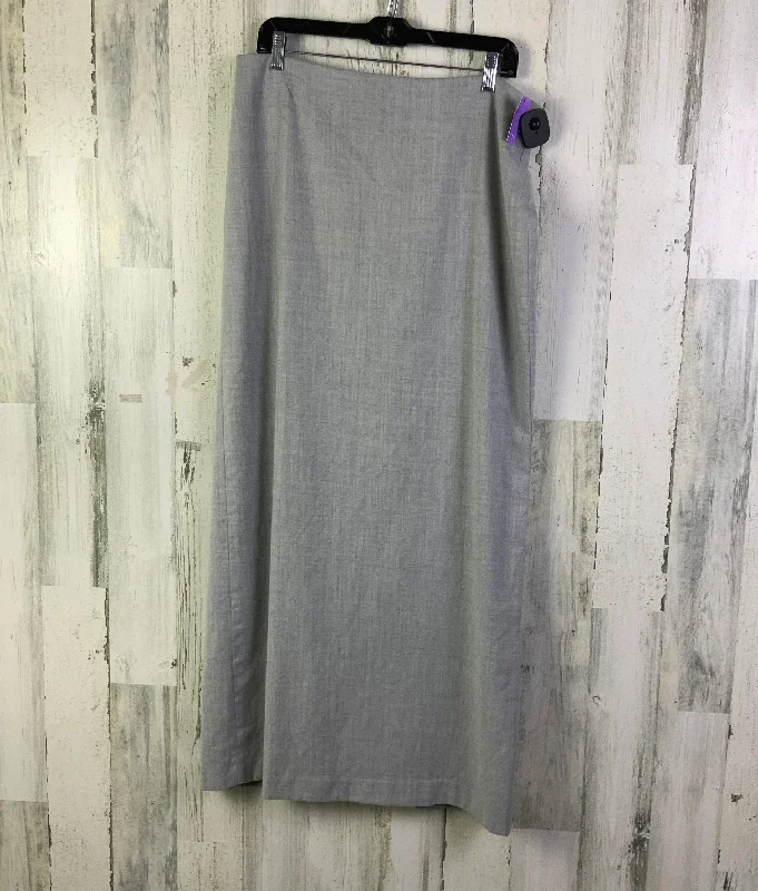 Beautiful Romance Skirt Maxi By Talbots In Grey, Size: 14