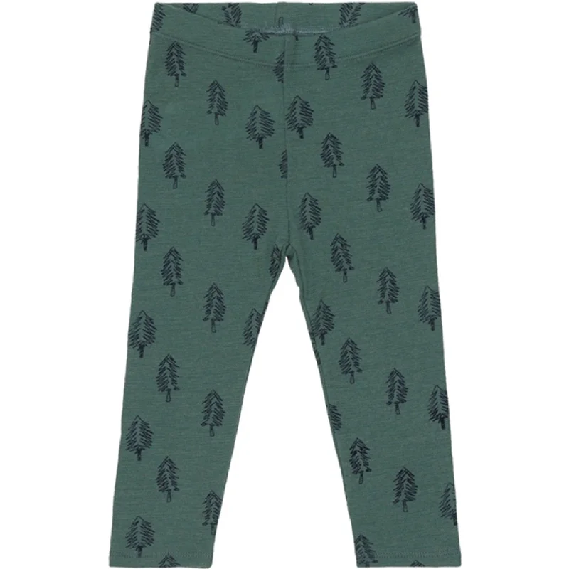 Elegant Style Soft Gallery Dark Forest Paula Tree Uld Leggings