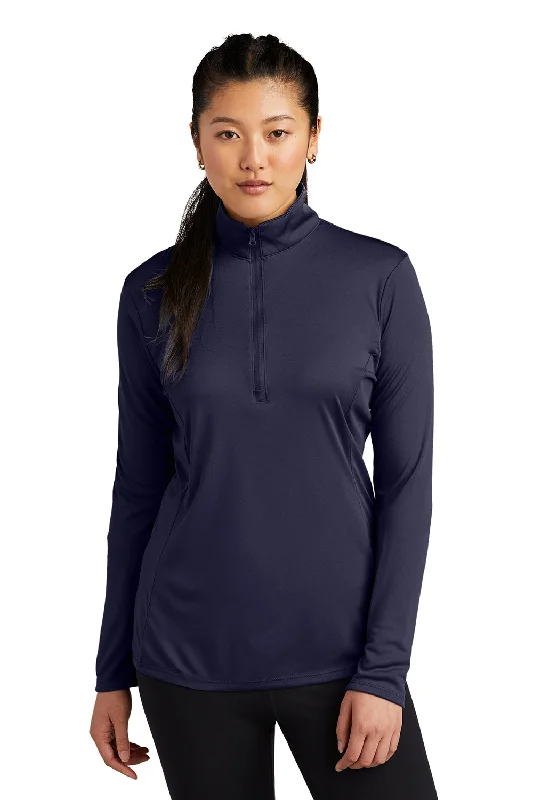 High-quality fabrics Sport-Tek Womens Competitor Moisture Wicking 1/4 Zip Sweatshirt - True Navy Blue