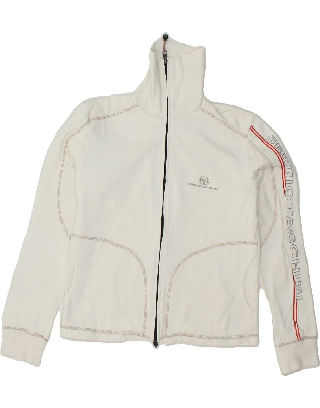 End Of The Year SERGIO TACCHINI Womens Graphic Tracksuit Top Jacket IT 46 Large White End Of The Year SERGIO TACCHINI Womens Graphic Tracksuit Top Jacket IT 46 Large White