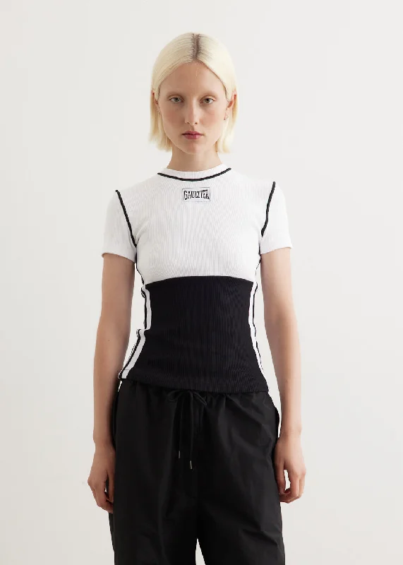 Classic Series Colour Block T-Shirt With Gaultier Patch