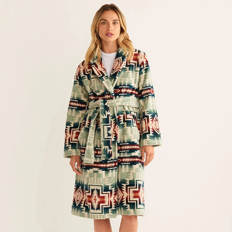 Ethnic Style Pendleton Silver Blue Harding Star Robe
