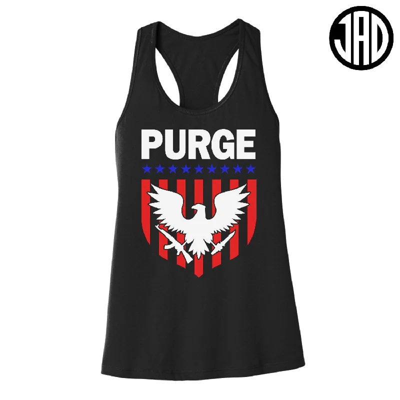 French Style Purge Shield - Women's Racerback Tank