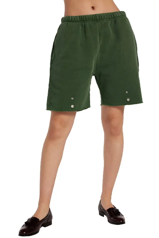 Classic Series Snap Front Short - Unisex In Kale