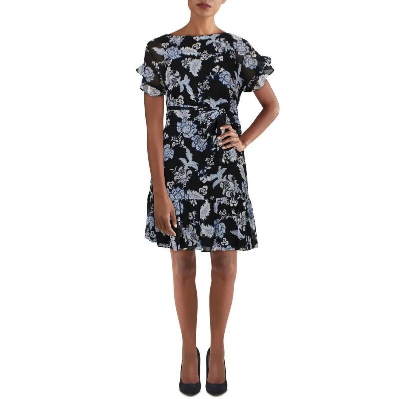 Double-sided Wear Lauren Ralph Lauren Womens Printed Long Maxi Dress
