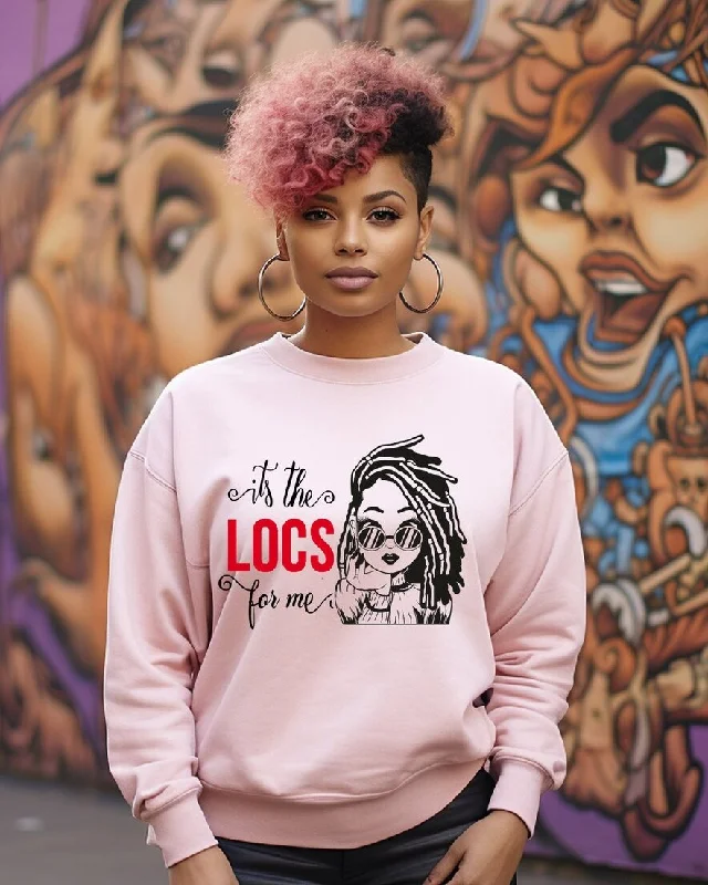 Wandering freely It's the Locs for Me Long Sleeve Sweatshirt