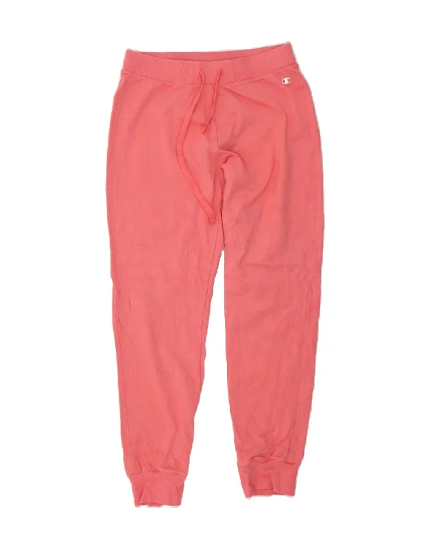 Comfortable And Simple CHAMPION Womens Tracksuit Trousers Joggers UK 14 Medium Pink Cotton Comfortable And Simple CHAMPION Womens Tracksuit Trousers Joggers UK 14 Medium Pink Cotton