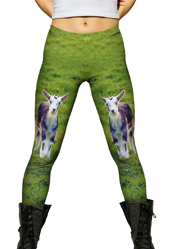 Slightly Flared Design Fluffy Goat