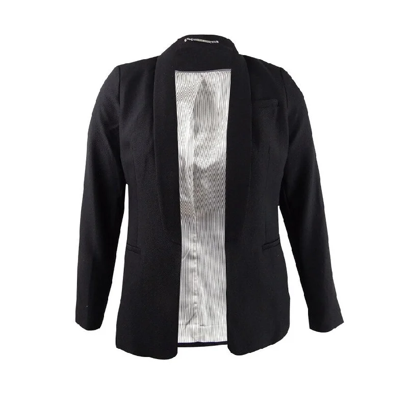 Outdoor Trend Calvin Klein Women's Parker Open-Front Blazer