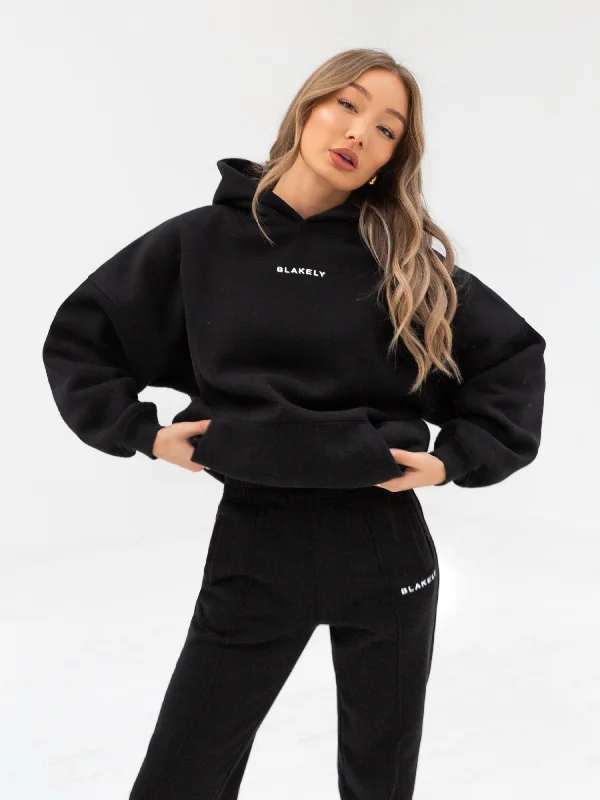 Elegant Style Everyday Hoodie - Black