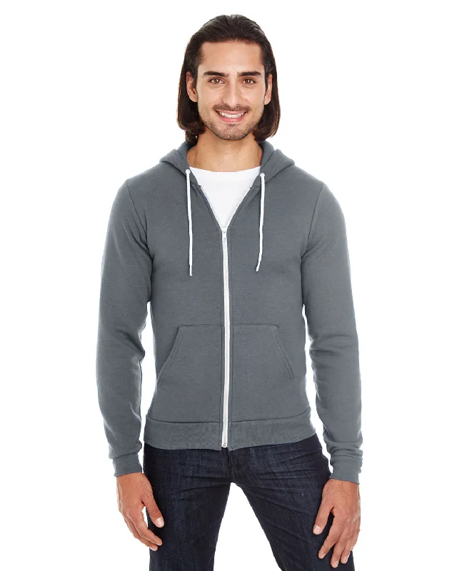 Elegant And Noble American Apparel F497W Unisex Flex Fleece Zip Hoodie