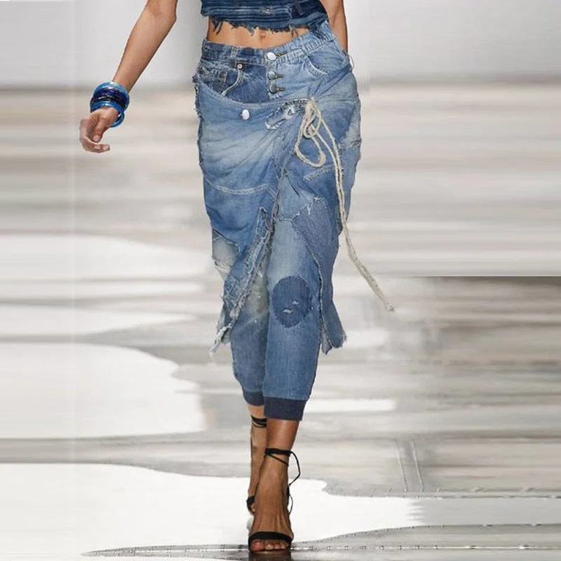 Bright Colors DressBetty - Women's Jeans Pants Fashion High Waist Mom Show Pants Spring Summer Retro Street Loose Wide Leg Pants Bright Colors DressBetty - Women's Jeans Pants Fashion High Waist Mom Show Pants Spring Summer Retro Street Loose Wide Leg Pants