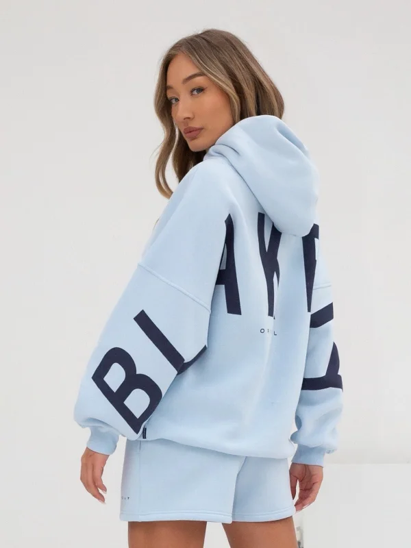 Youthful Isabel Oversized Hoodie - Powder Blue