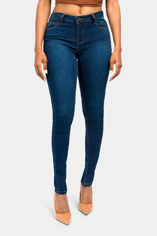 Street Fashion Essential Low Rise Skinny Jeans