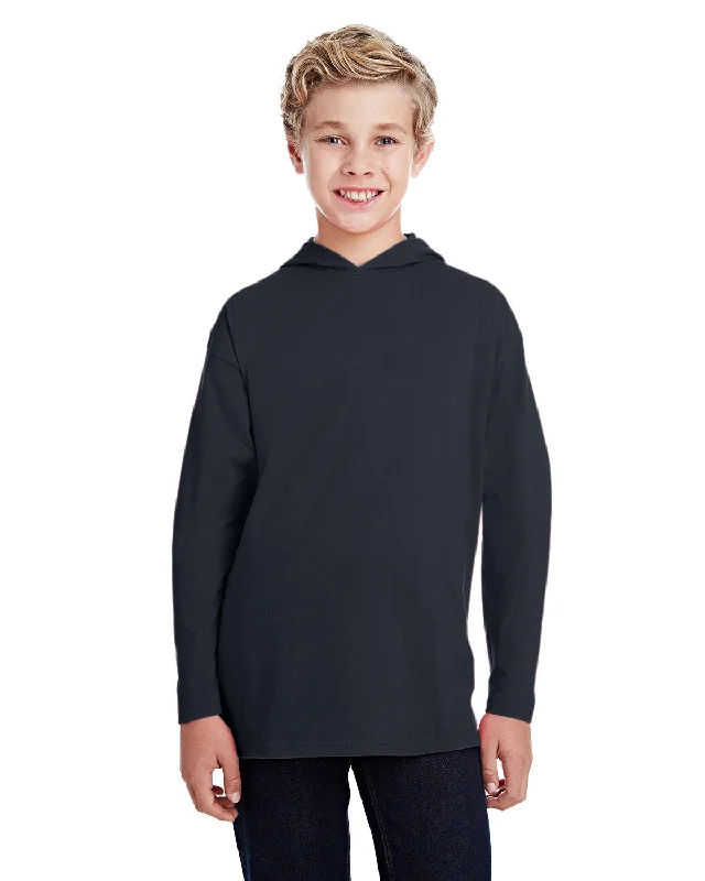 Hooded design Anvil 987B Youth Long-Sleeve HoodedT-Shirt