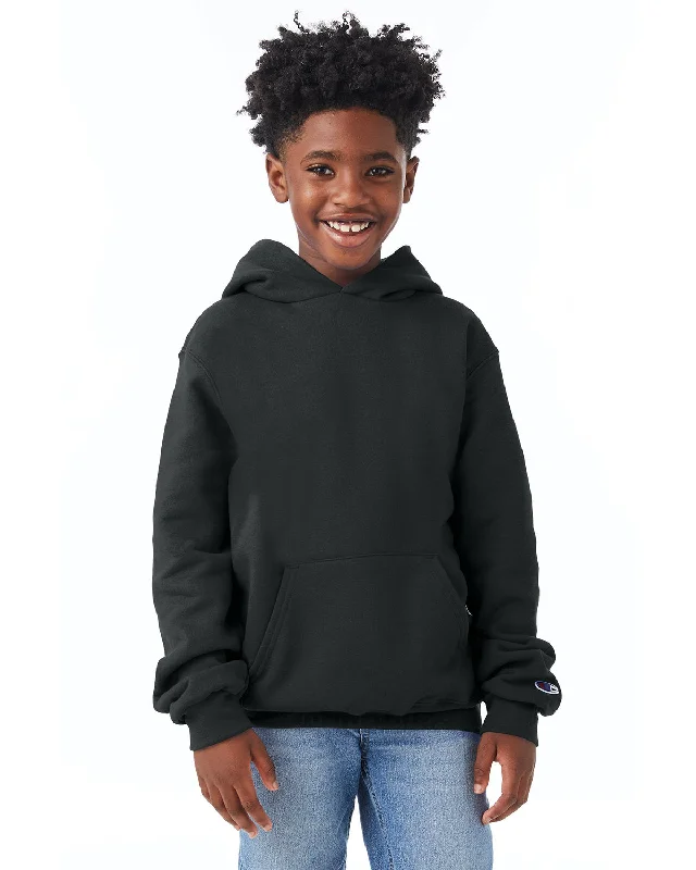 Ethnic Style Champion S790 Youth Double Dry Eco Pullover Hooded Sweatshirt