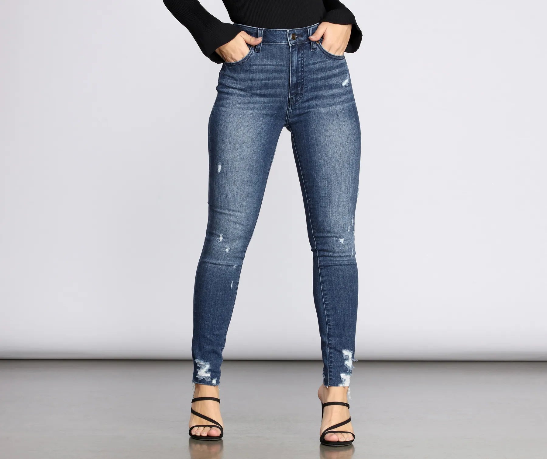 Classic Retro Bella High Rise Skinny Ankle Jeans