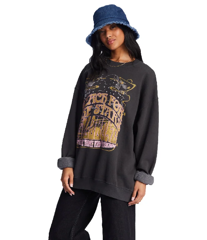 High-waisted pants style Billabong Ride In Pullover Sweatshirt