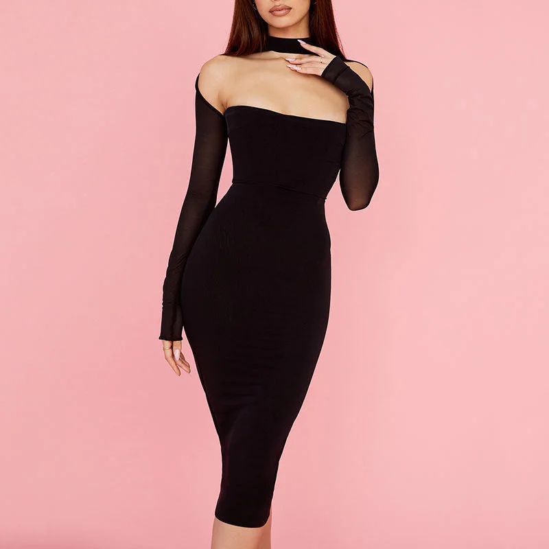 Sexy Fun Jane Sleeve Long Dress