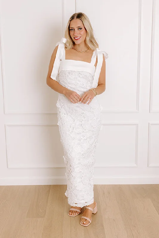 Versatile Items Timeless Romance Embroidered Midi Dress