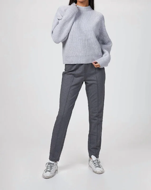 Elegant Tailoring Fifi Sweater In Grey