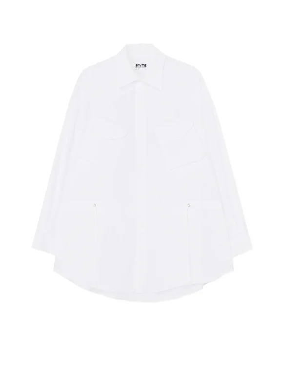 Youthful COTTON BROAD CLOTH MODS COAT-INSPIRED SHIRT