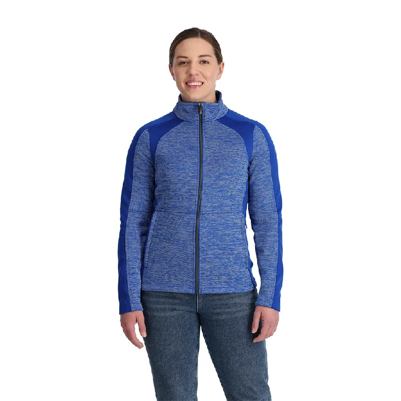 Noble Temperament Womens Encore Full Zip - Electric Blue