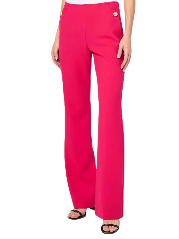 Nightclub Style Boynton Pant In Hibiscus