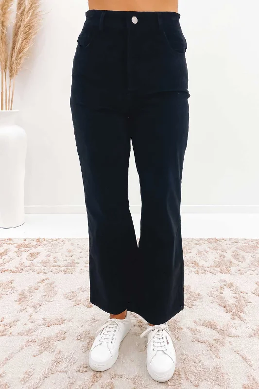 Mid-length Style Fletcher Pant Black