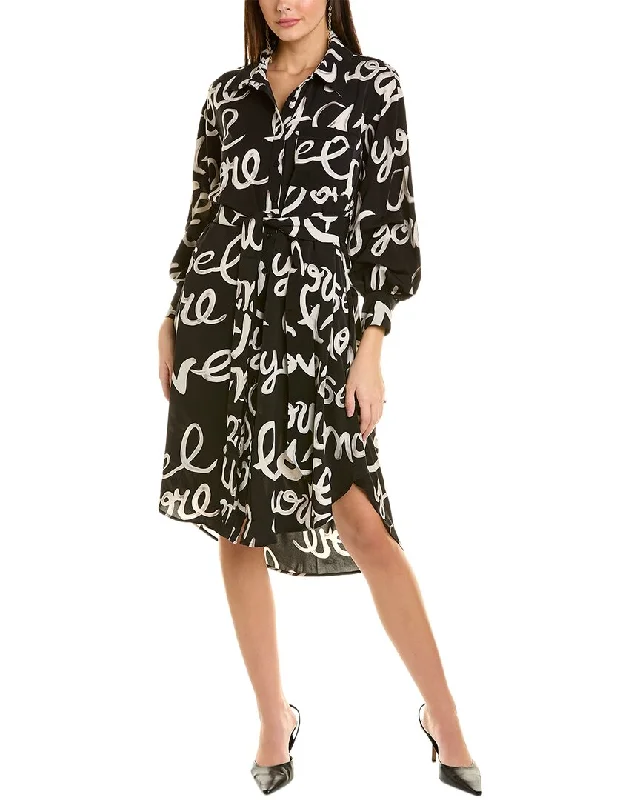 Elegant And Simple Gracia Lettering Shirtdress