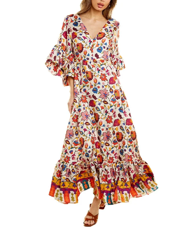 Playful Style La DoubleJ Bella Silk Midi Dress