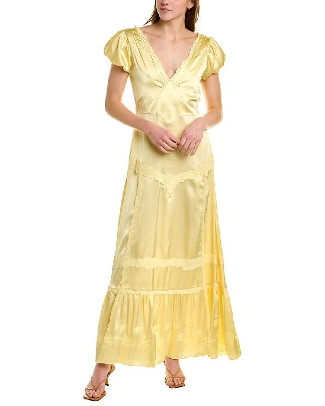 Romantic And Fresh LoveShackFancy Quintessa Maxi Dress