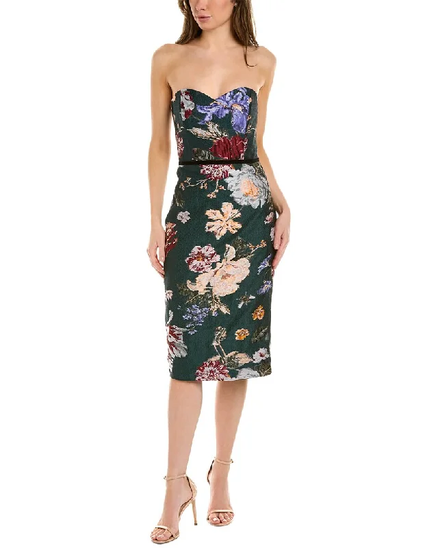 Warm Winter Series Marchesa Notte Sweetheart Sheath Dress